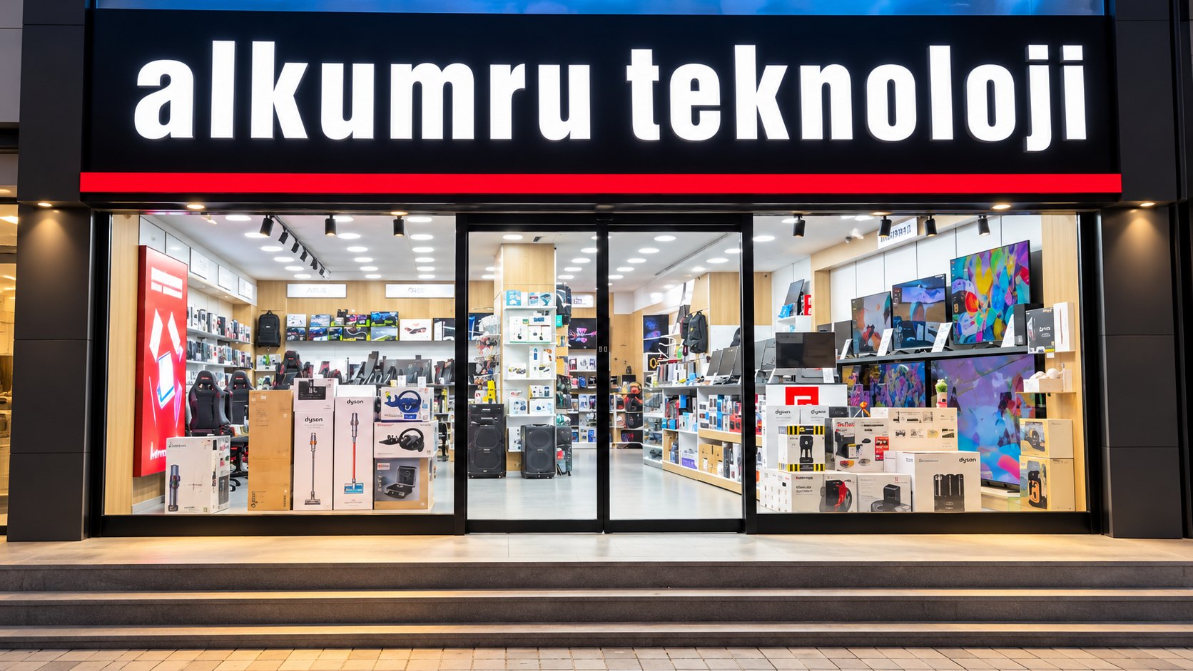 Alkumru Teknoloji mağaza cephesi